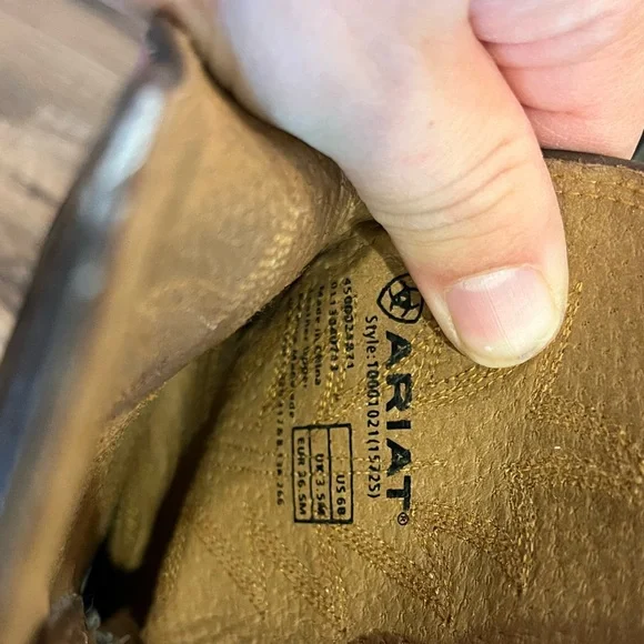 Ariat Brown Heeled Boots - Picture 4 of 8